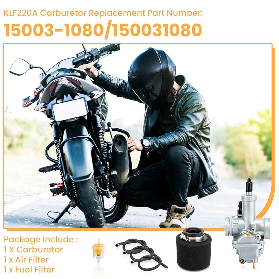 Amazon.com: KLF220A Carburetor for Kawasaki Bayou 220